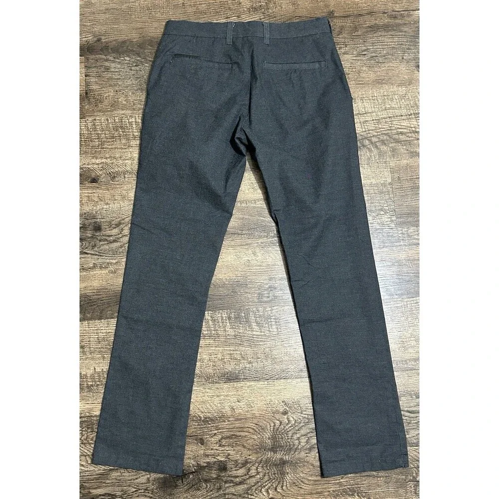 Eleven Paris Men's Charcoal Gray Chinos